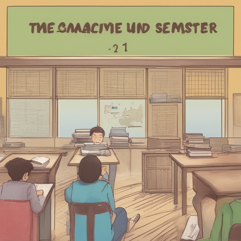 寒假结束了，新学期开始了